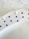 Plat ovale Boch Festival Points bleus