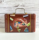 Tirelire en métal en forme de valise - Western Germany