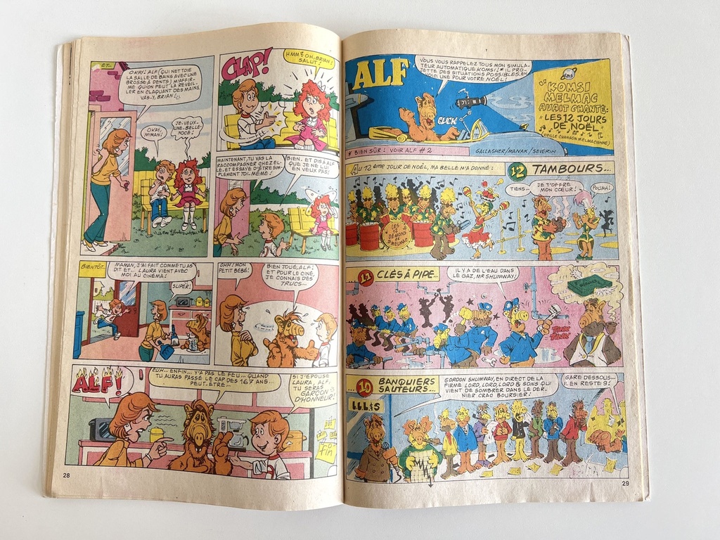Bande dessinée Alf - Semic France 1989