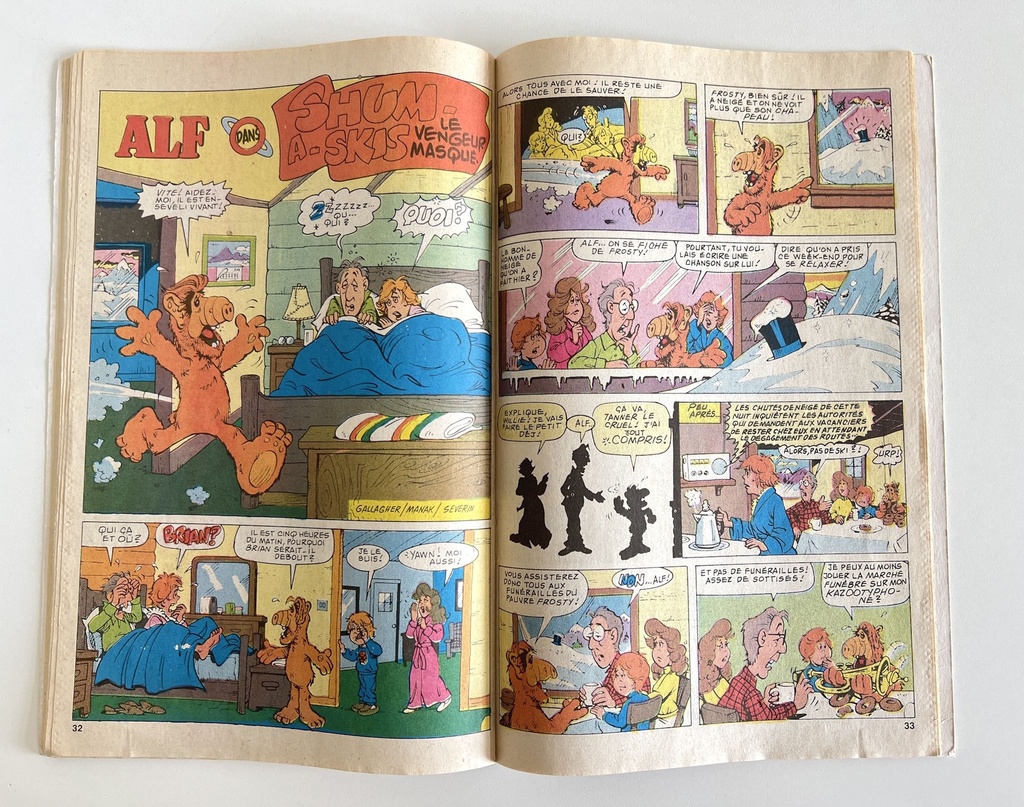 Bande dessinée Alf - Semic France 1989