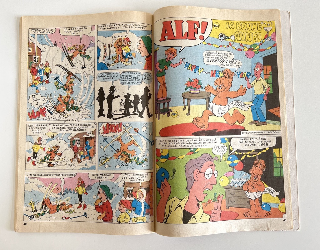Bande dessinée Alf - Semic France 1989