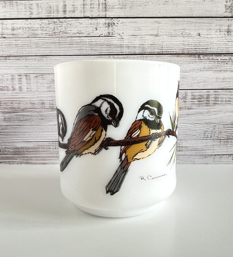 Tasse Arcopal Mésanges