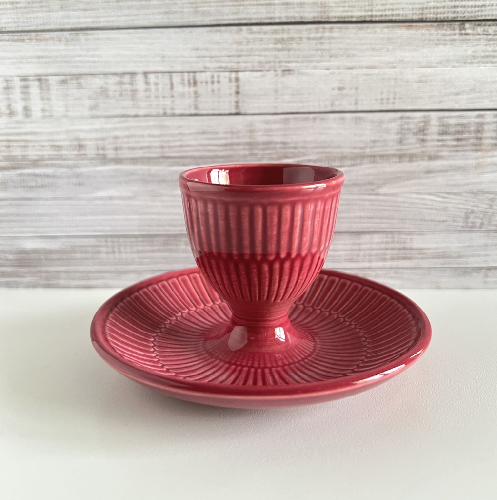 Coquetier Royal Boch Amarante