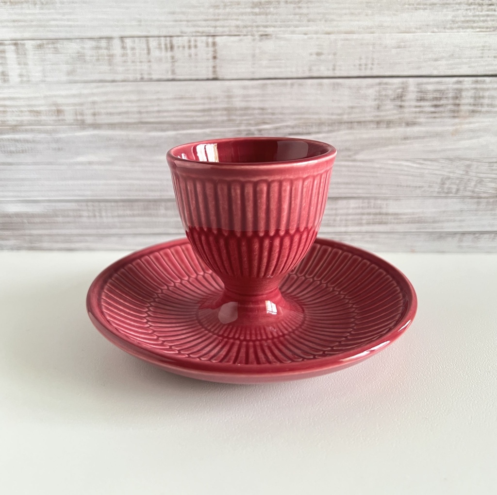 Coquetier Royal Boch Amarante