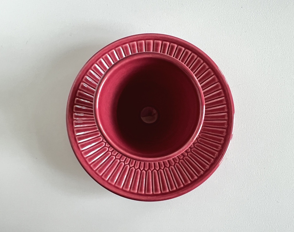 Coquetier Royal Boch Amarante