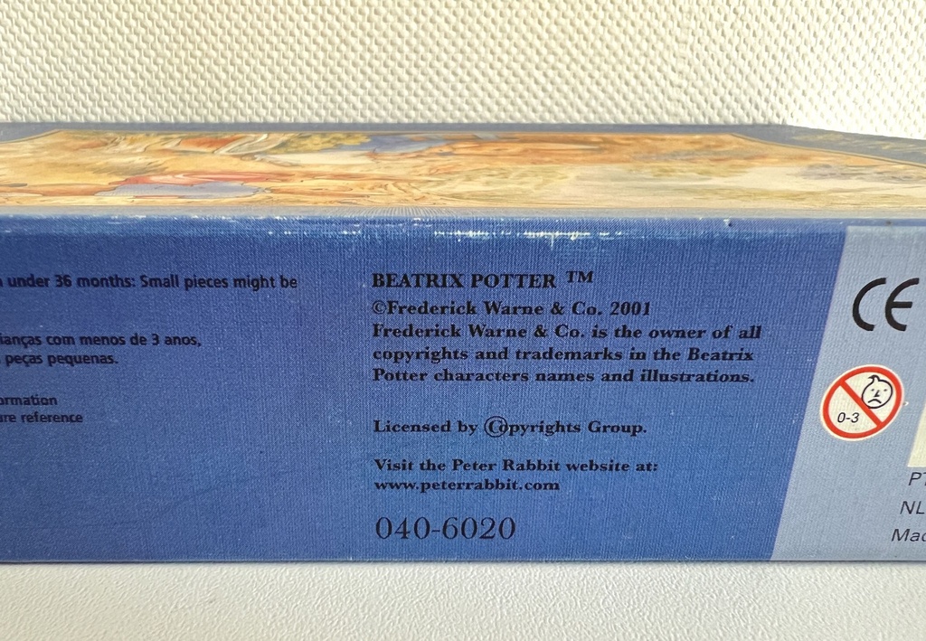 Puzzle 60 pièces Beatrix Potter - 2001