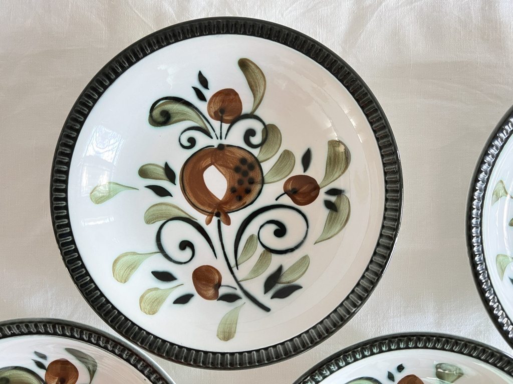 Lot de 6 assiettes creuses Boch Argenteuil