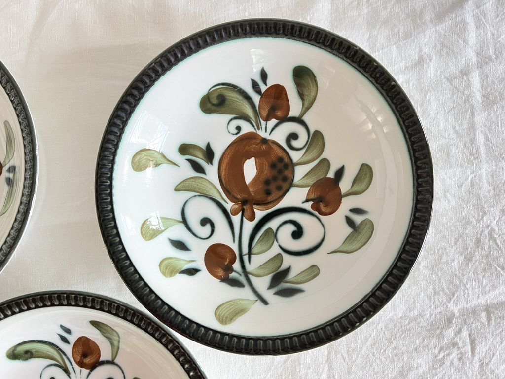 Lot de 6 assiettes creuses Boch Argenteuil