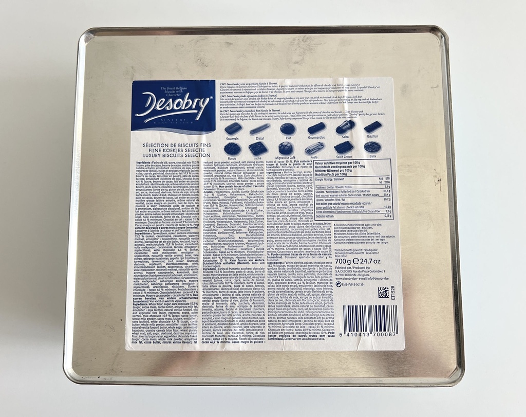 Boîte métallique Desobry Gaston Lagaffe - 2012