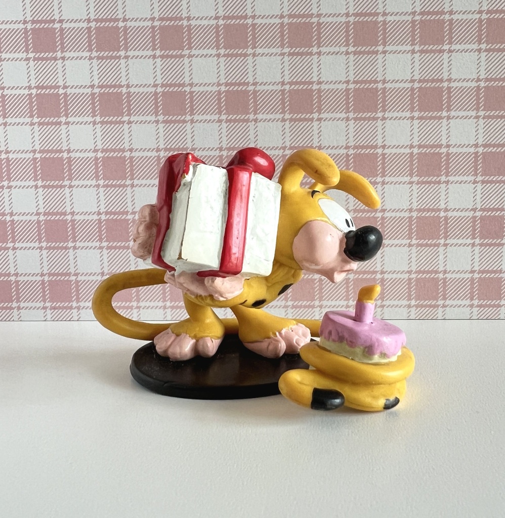 Figurine Marsupilami avec gâteau d'anniversaire - Applause