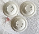 Lot de 6 assiettes creuses Boch Festival Points bleus