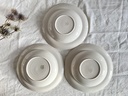 Lot de 6 assiettes creuses Boch Points bleus