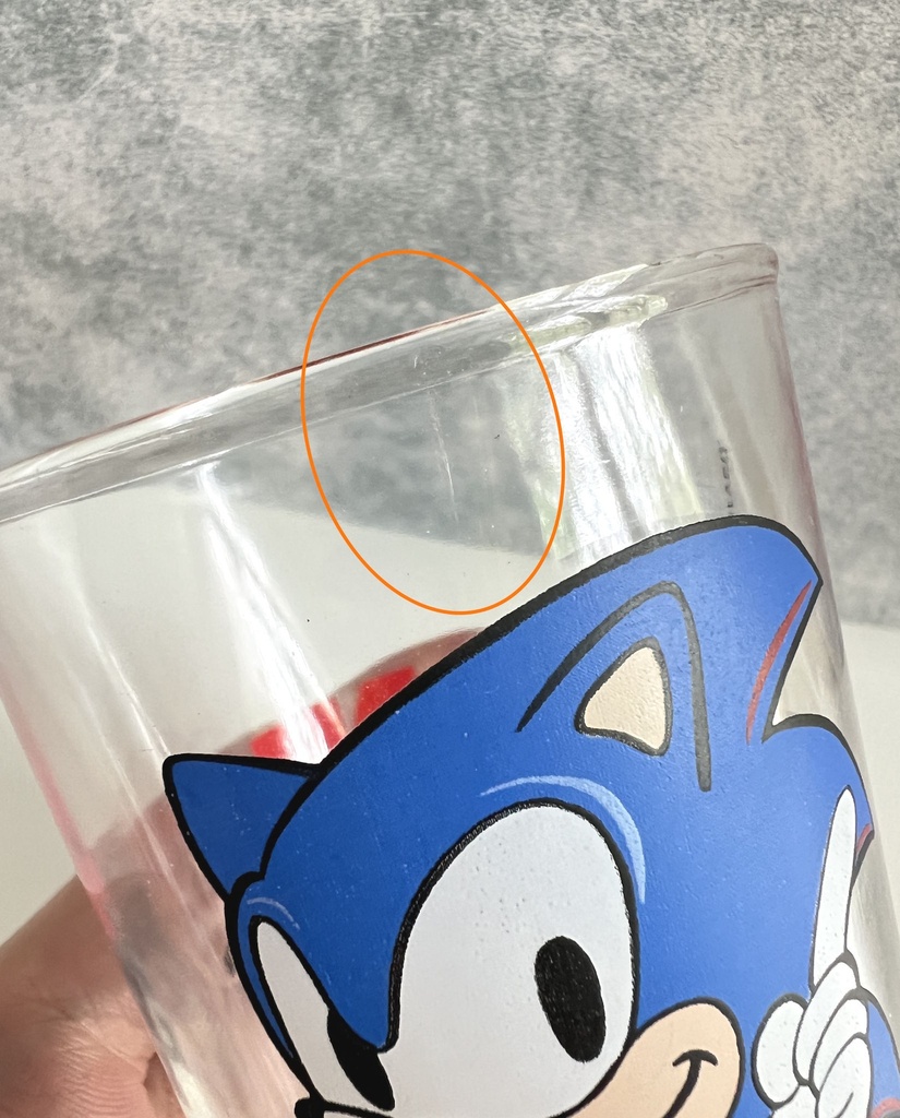 Verre à eau Sonic - 1991