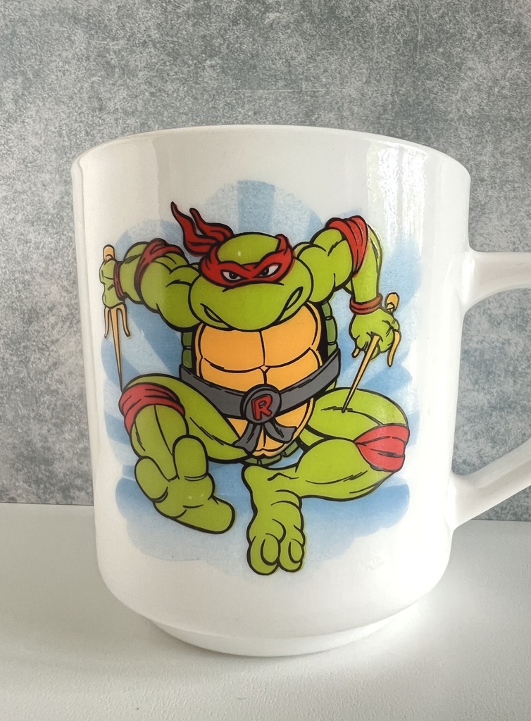 Tasse Tortues Ninja - Arcopal Raguletto 1991