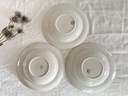 Lot de 6 assiettes creuses Boch Points bleus