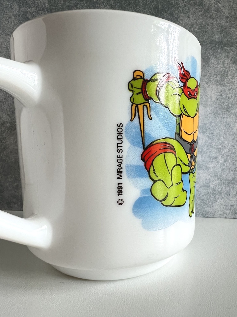 Tasse Tortues Ninja - Arcopal Raguletto 1991