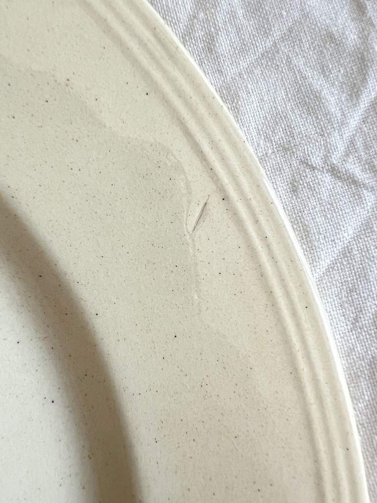 Grande assiette de service Boch Cotage