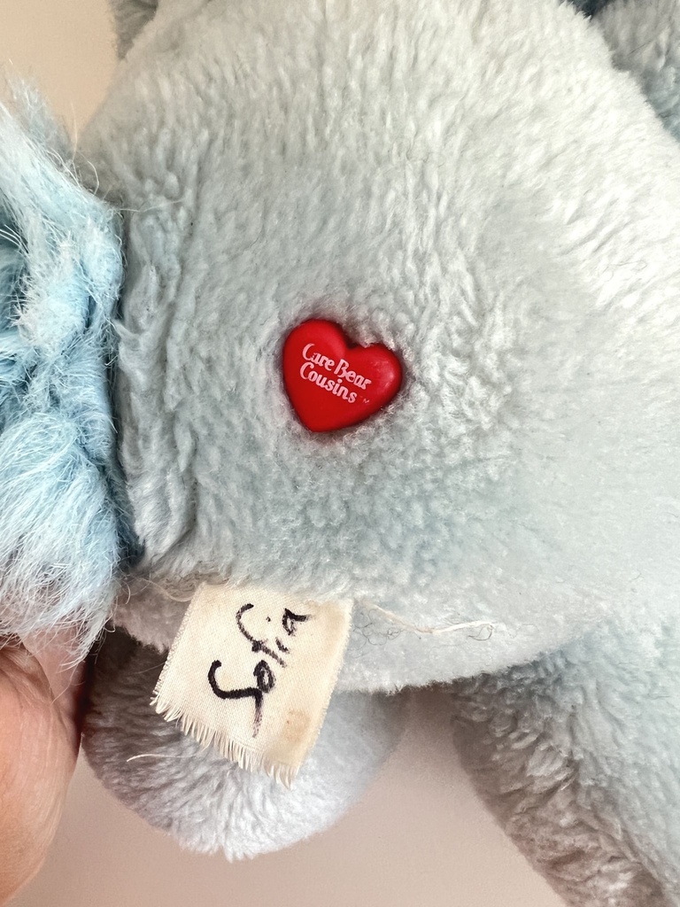 Peluche Bisounours Cousins Lapin Toufou - 1984