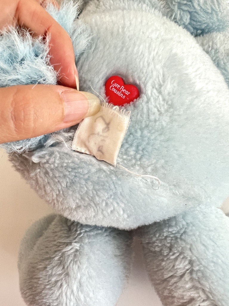 Peluche Bisounours Cousins Lapin Toufou - 1984