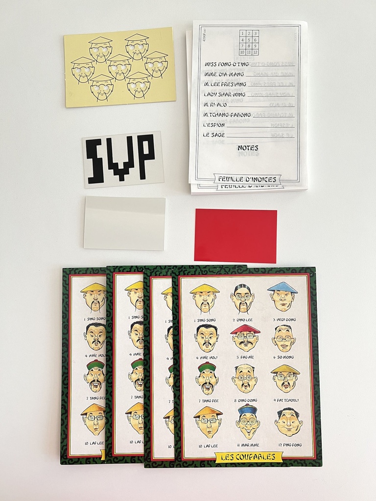 Jeu de société Les mystères de Pékin - 1987