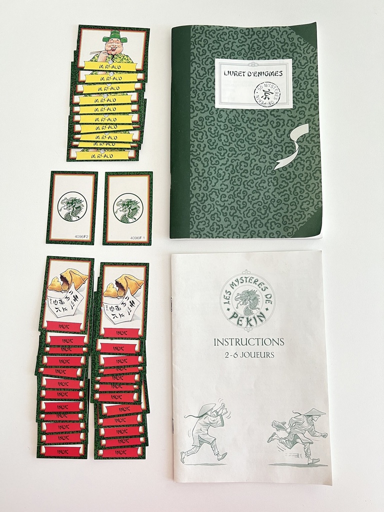 Jeu de société Les mystères de Pékin - 1987