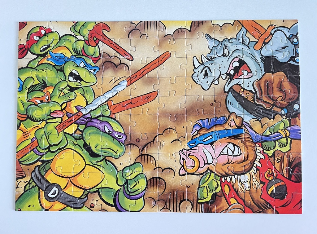 Puzzle 100 pièces Tortues Ninja - Selecta 1990