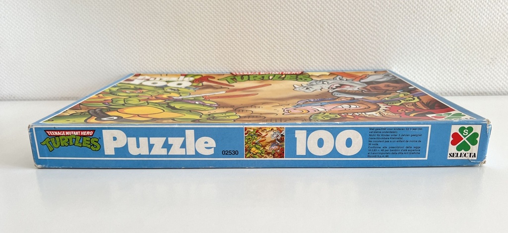 Puzzle 100 pièces Tortues Ninja - Selecta 1990