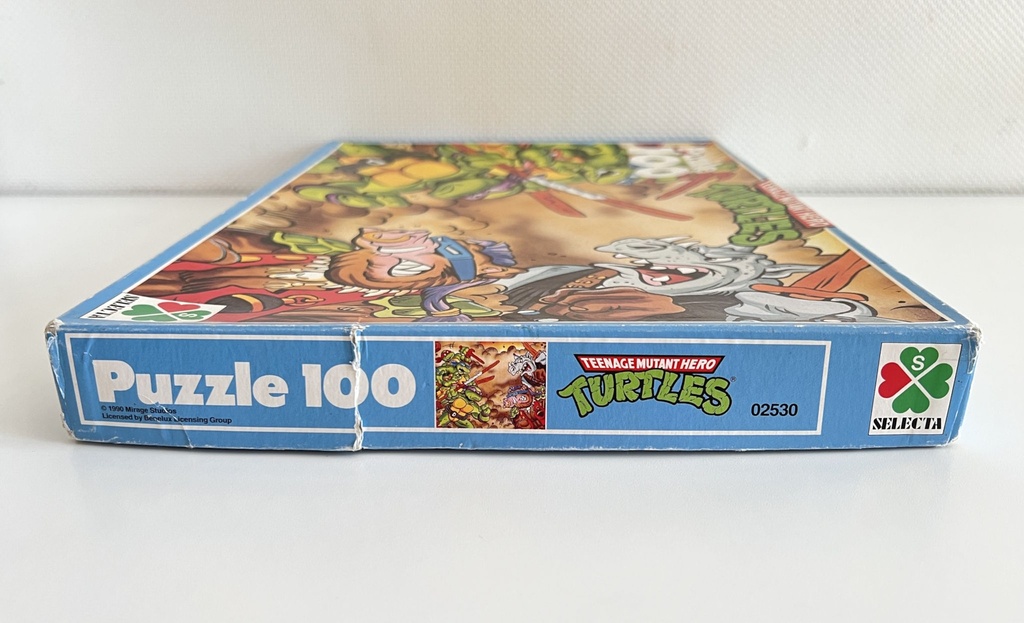 Puzzle 100 pièces Tortues Ninja - Selecta 1990
