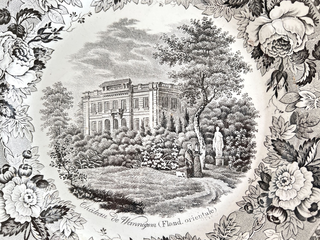 Assiette Château de Wannegem P. J. Boch