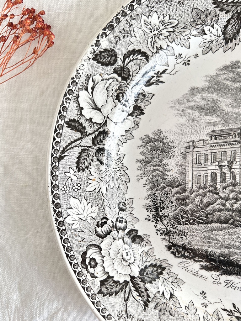 Assiette Château de Wannegem P. J. Boch