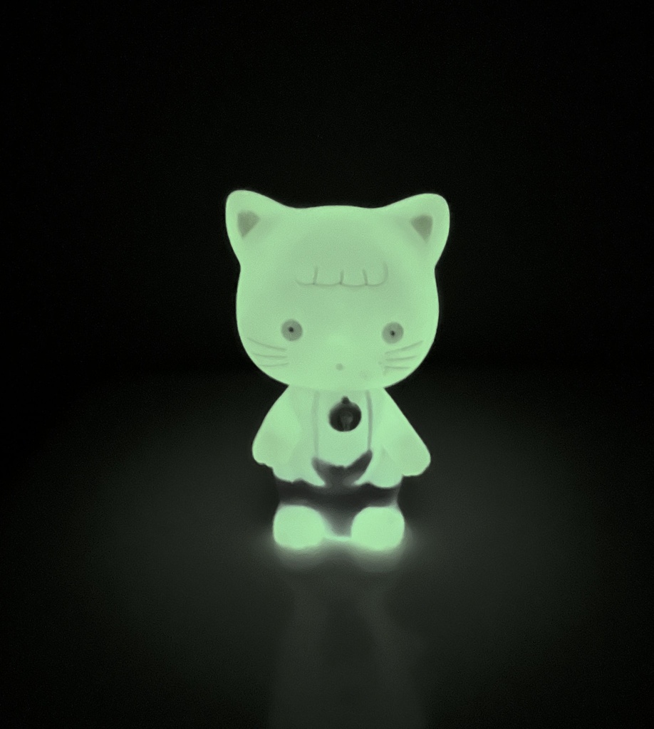 Figurine phosphorescente chat