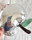 Pomme à glaçons argentée