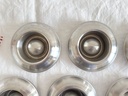Ensemble de 6 coquetiers ronds en inox Menagia Baes