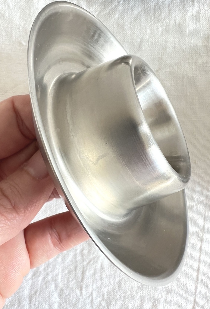 Ensemble de 6 coquetiers ronds en inox Menagia Baes