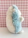 Peluche doudou hérisson blanc et bleu Baby Club