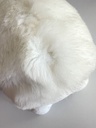 Peluche doudou hérisson blanc et bleu Baby Club