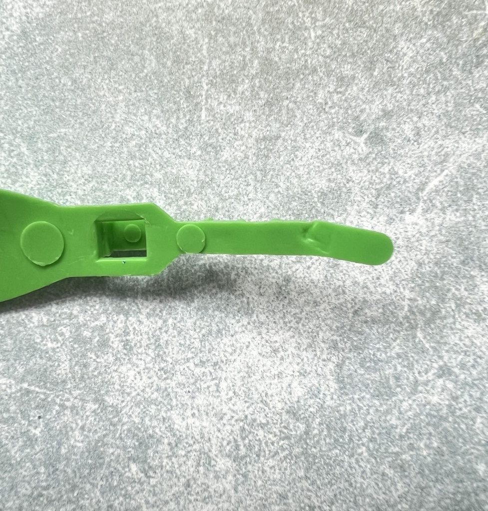 Ceinture verte de Trap Jaw des Maîtres de l'Univers (MOTU) - Mattel