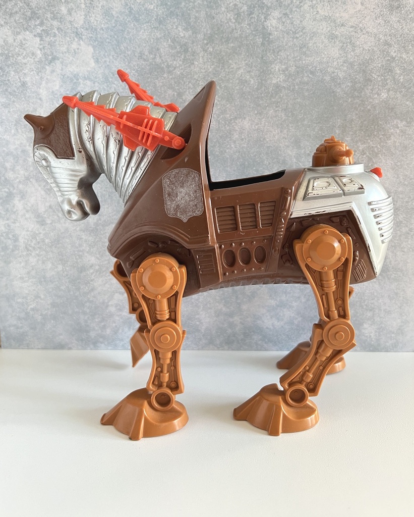 Figurine Cheval de combat Stridor - Maîtres de l'Univers (MOTU)