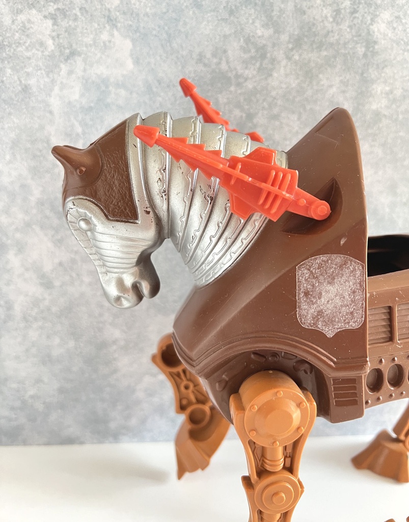 Figurine Cheval de combat Stridor - Maîtres de l'Univers (MOTU)