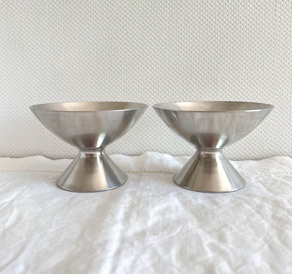 Ensemble de 4 coupes à glace en inox Succes Germany