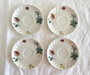 Ensemble de 4 petites tasses et 4 sous-tasses Villeroy & Boch Bouquet