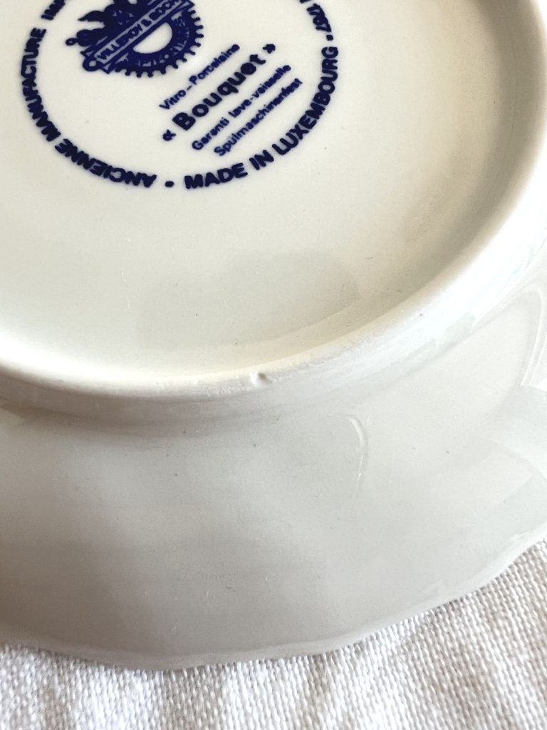 Ensemble de 4 petites tasses et 4 sous-tasses Villeroy & Boch Bouquet