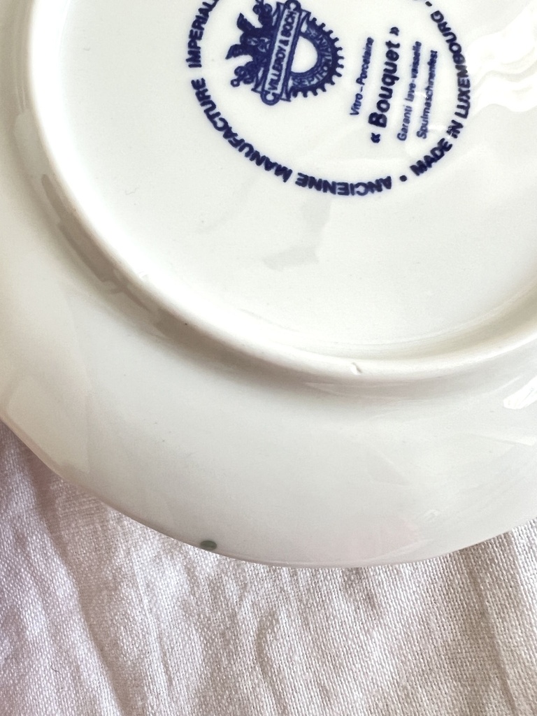 Ensemble de 4 petites tasses et 4 sous-tasses Villeroy & Boch Bouquet