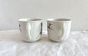 Ensemble de 4 petites tasses et 4 sous-tasses Villeroy & Boch Bouquet