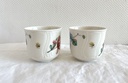Ensemble de 4 petites tasses et 4 sous-tasses Villeroy & Boch Bouquet