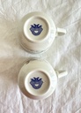 Ensemble de 4 petites tasses et 4 sous-tasses Villeroy & Boch Bouquet