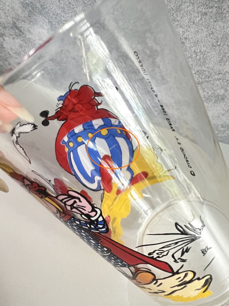 Verre à eau Astérix - 1968