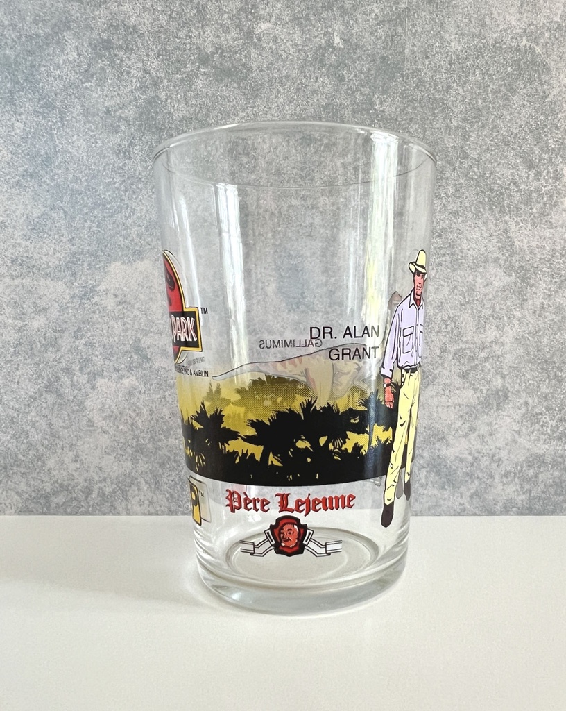 Verre à eau Jurassic Park - Detry 1992