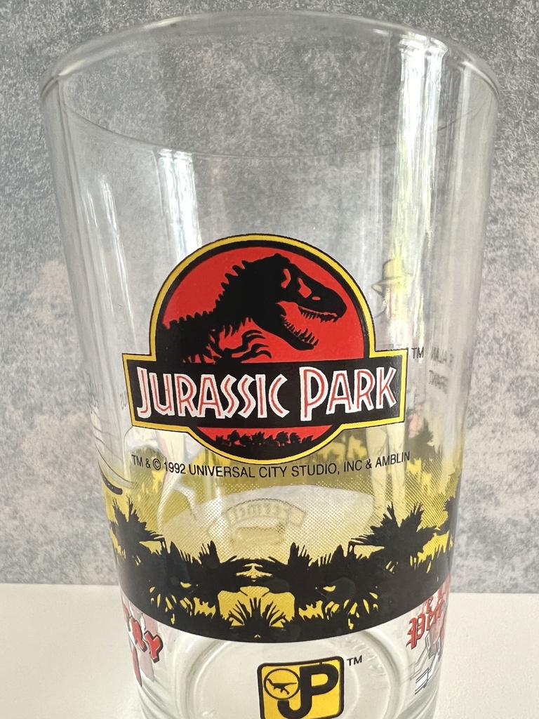 Verre à eau Jurassic Park - Detry 1992