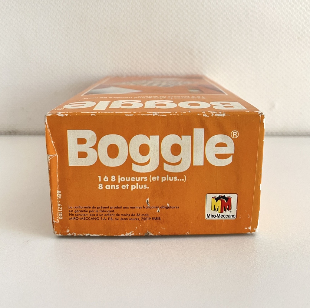 Jeu de société Boggle - Miro-Meccano / Parker 1977